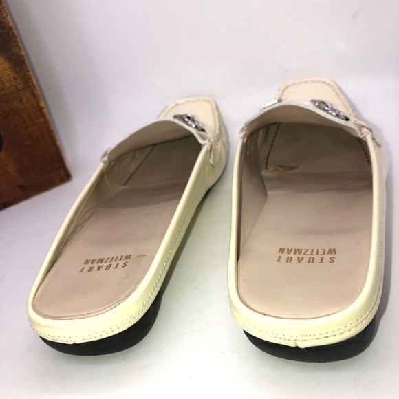 STUART WEITZMAN “Ciaw” Patent Leather Slide On Mules/Clogs Size 8 - Picture 3 of 15